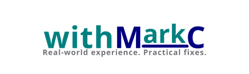 withMarkC – Practical help. Real-world experience. withMarkC logo – Practical help. Real-world experience.